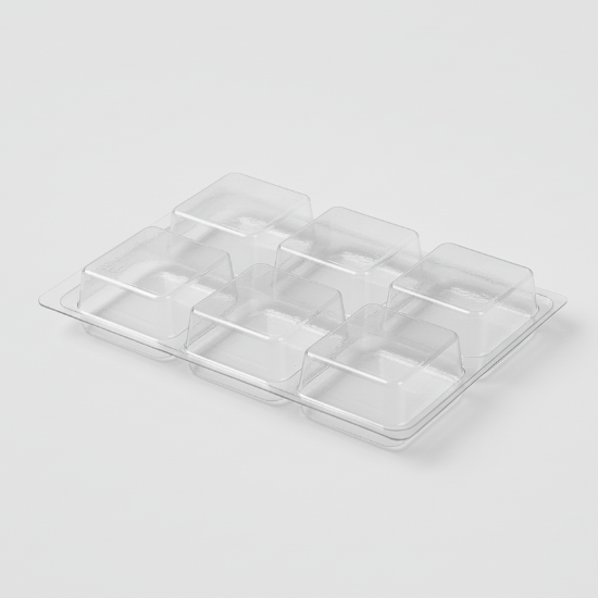 6 Cavity Tart Clamshell