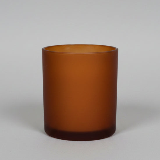 frosted amber tumbler jar