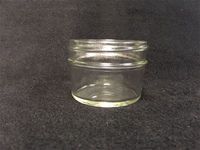 Smooth Sided 4 oz Jelly Jar, Lid Separate packed 12