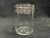 Smooth (STRAIGHT) 8 oz Jelly Jar, Packed 12, LID SEPARATE