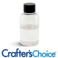Small bottle with clear body spray base.