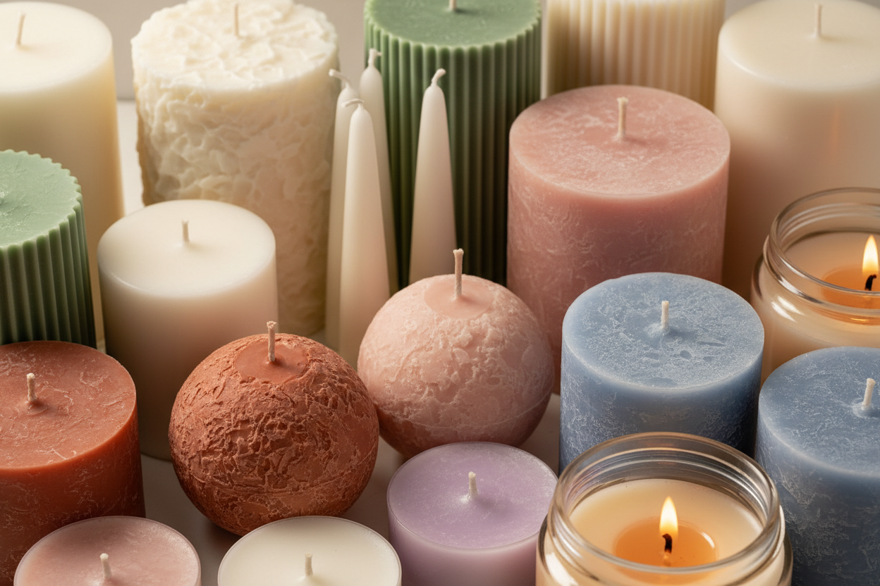 colored candles