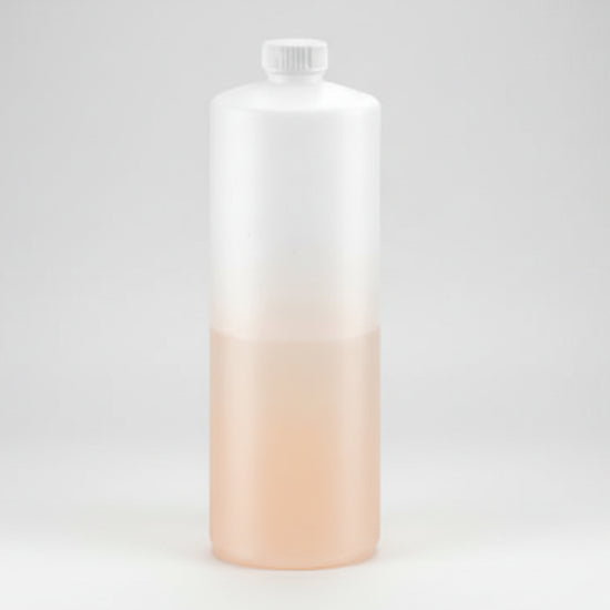 32 oz Natural Cylinder Bottle w/ lid