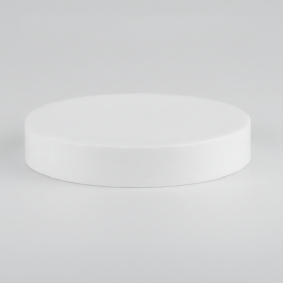 White Plastic Lid, Matte, 89/400