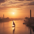 The sun is rising over the Nile, the air still cool, the streets hushed—but you can feel the history humming beneath it all. This is Egypt in the early light: layered, opulent, and a little mysterious. steeped in old-world mystery