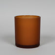 frosted amber tumbler jar