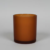frosted amber tumbler jar