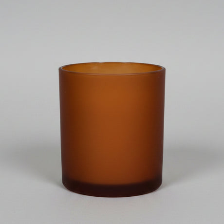 frosted amber tumbler jar