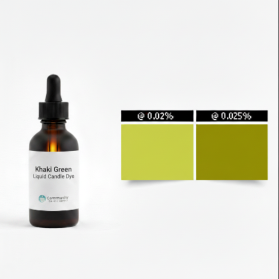 Khaki Green Liquid Candle Dye
