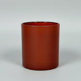 painted amber tumbler jar