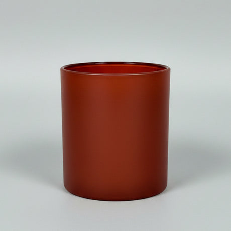 painted amber tumbler jar