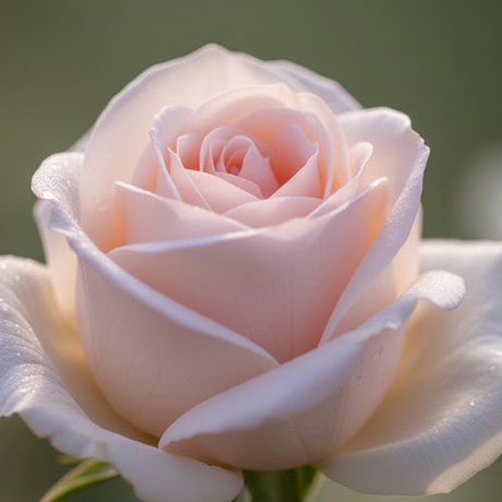 close up of single rose bud.