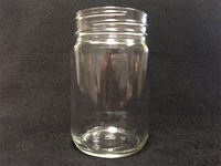 Smooth Sided 12 oz Jelly Jar, Lid Separate packed 12