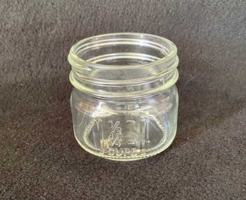 Embossed 4oz Square Mason Jar, Packed 12, Lid Separate Product Detail @  Community Candle and Soap Supply
