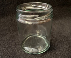 Straight Sided 6oz Jar Packed 12,Lid Separate