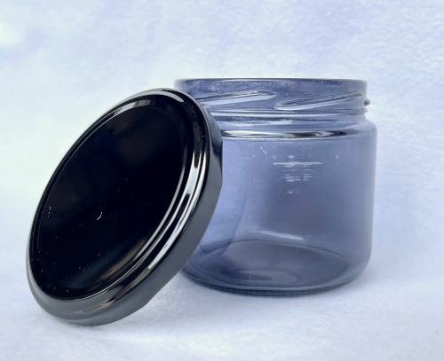 Salsa Smoky Glass 12 oz Packed 12, w/lid, Irregular Product Detail @  Community Candle and Soap Supply