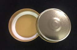 Gold Button Lid for Jelly & Mason Jars (70G)